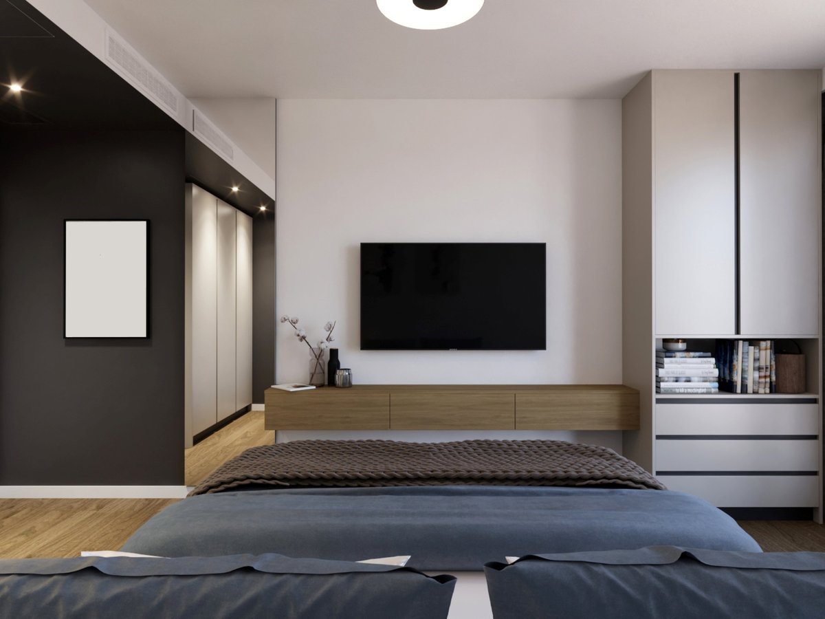 3D Render - Luxury Bedroom